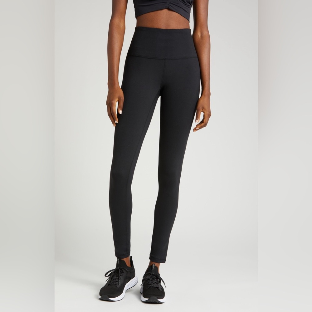 Zella Black Live-In High-Waisted Leggings | Size Small